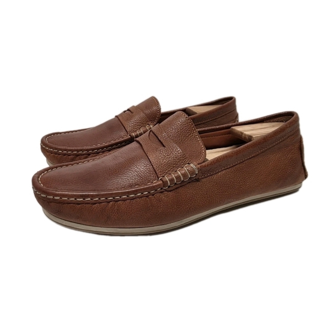 Allen Edmonds Super Sport Leather Lambskin Penny Loafers